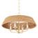Bradley Four Light Chandelier in Vintage Gold Leaf (70|2722-VGL)