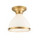 Randolph One Light Semi Flush Mount in Aged Brass (70|2612-AGB)