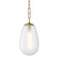 Bruckner One Light Pendant in Aged Brass (70|2109-AGB)