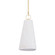 Dryden One Light Pendant in Aged Brass (70|1620-AGB/CSV)