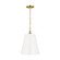 Capri Two Light Pendant in Burnished Brass (454|TP1012BBS/AWT)