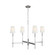 Beckham Classic Four Light Chandelier in Polished Nickel (454|TC1044PN)