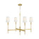 Beckham Classic Four Light Chandelier in Burnished Brass (454|TC1044BBS)