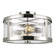 Harrow Two Light Semi-Flush Mount in Polished Nickel (454|SF341PN)