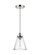 Baskin One Light Pendant in Polished Nickel (454|P1347PN)