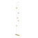 Abacus Abacus 5-Light Floor to Ceiling Plug-In LED Lamp in Modern Brass (39|289520-LED-STND-86-GG0668)