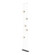 Abacus Abacus 5-Light Floor to Ceiling Plug-In LED Lamp in Natural Iron (39|289520-LED-STND-20-GG0668)