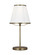Esther One Light Table Lamp in Time Worn Brass (454|LT1131TWB1)