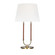 Katie One Light Table Lamp in Time Worn Brass (454|LT1021TWB1)