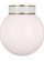 Monroe One Light Flush Mount in Burnished Brass (454|KSF1051BBSGW)