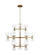 Londyn 24 Light Chandelier in Burnished Brass with Clear Glass (454|KSC10124BBSCG)