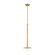 Nodes One Light Pendant in Burnished Brass (454|KP1011BBS)