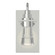 Erlenmeyer Erlenmeyer Sconce in Sterling (39|207710-SKT-85-ZM0343)