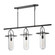 Nuance Three Light Linear Chandelier in Aged Iron (454|KC1023AI)
