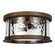 Angelo Two Light Flush Mount in Distressed Weathered Oak / Slate Grey Metal (454|FM530DWK/SGM)