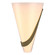 Half Cone Two Light Wall Sconce in Modern Brass (39|206563-SKT-RGT-86-GG0074)