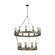 Avenir 21 Light Chandelier in Weathered Oak Wood / Antique Forged Iron (454|F3934/21WOW/AF)