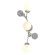 Sprig Sprig Sconce in Vintage Platinum (39|206050-SKT-82-GG0629)