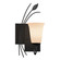 Leaf One Light Wall Sconce in Black (39|205122-SKT-LFT-10-GG0035)