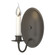Simple Lines One Light Wall Sconce in Dark Smoke (39|204210-SKT-07)