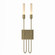 Lisse Lisse 2 Light Sconce in Modern Brass (39|203053-SKT-86)