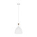 Darwin One Light Pendant in Matte White (454|EP1071MWT)