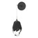 Chrysalis Chrysalis Large Low Voltage Sconce in Black (39|201398-SKT-10-BP0755)