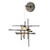 Tura Tura Seeded Glass Low Voltage Sconce in Sterling (39|201393-SKT-85-II0728)