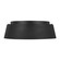 Asher Three Light Flush Mount in Midnight Black (454|EF1003MBK)