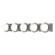 Brooklyn Brooklyn 5-Light Straight Double Shade Bath Sconce in Vintage Platinum (39|201379-SKT-82-02-GG0711)