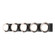 Brooklyn Five Light Wall Sconce in Black (39|201379-SKT-10-02-GG0711)
