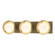 Brooklyn Three Light Bath Sconce in Modern Brass (39|201378-SKT-86-86-GG0711)