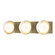 Brooklyn Three Light Wall Sconce in Modern Brass (39|201378-SKT-86-02-GG0711)