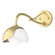 Brooklyn Brooklyn 1-Light Double Shade Long-Arm Sconce in Modern Brass (39|201377-SKT-86-02-GG0711)
