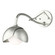 Brooklyn One Light Wall Sconce in Sterling (39|201377-SKT-85-85-GG0711)