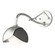 Brooklyn Brooklyn 1-Light Double Shade Long-Arm Sconce in Sterling (39|201377-SKT-85-20-GG0711)