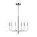 Brianna Six Light Chandelier in Polished Nickel (454|EC1006PN)