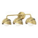 Brooklyn Brooklyn 3-Light Double Shade Bath Sconce in Modern Brass (39|201375-SKT-86-86-GG0711)