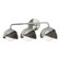 Brooklyn Brooklyn 3-Light Double Shade Bath Sconce in Sterling (39|201375-SKT-85-14-GG0711)