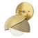 Brooklyn Brooklyn 1-Light Double Shade Bath Sconce in Modern Brass (39|201374-SKT-86-84-GG0711)