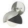 Brooklyn Brooklyn 1-Light Double Shade Bath Sconce in Sterling (39|201374-SKT-85-10-GG0711)