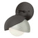 Brooklyn Brooklyn 1-Light Double Shade Bath Sconce in Oil Rubbed Bronze (39|201374-SKT-14-85-GG0711)