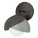 Brooklyn Brooklyn 1-Light Double Shade Bath Sconce in Oil Rubbed Bronze (39|201374-SKT-14-82-GG0711)