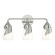 Lapas Lapas 3-Light Bath Sconce in Sterling (39|201352-SKT-85-GG0330)