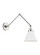 Wellfleet One Light Wall Sconce in Matte White and Polished Nickel (454|CW1151MWTPN)