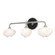 Ume Ume 3-Light Curved Arm Bath Sconce in Sterling (39|201342-SKT-85-10-FD0710)