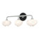 Ume Ume 3-Light Curved Arm Bath Sconce in Vintage Platinum (39|201342-SKT-82-10-FD0710)