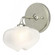 Ume Ume 1-Light Curved Arm Bath Sconce in Sterling (39|201340-SKT-85-85-FD0710)
