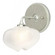 Ume Ume 1-Light Curved Arm Bath Sconce in Vintage Platinum (39|201340-SKT-82-85-FD0710)