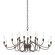 Lisse Lisse 20 Arm Chandelier in Bronze (39|192043-SKT-05)